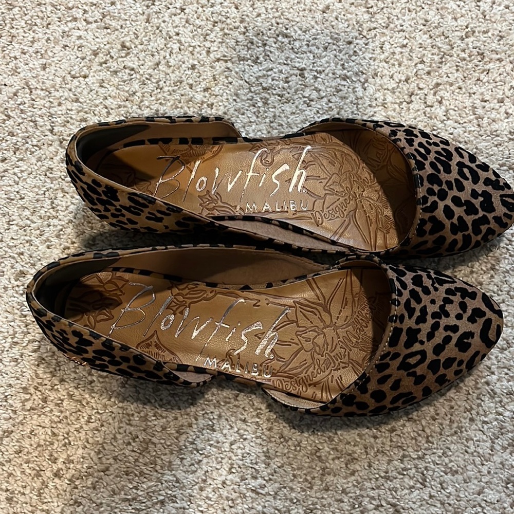 Blowfish Leopard Print Shoes